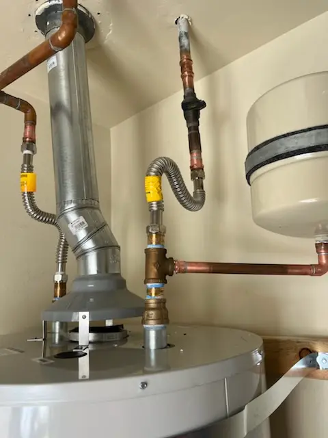 Water heater installation and plumbing repair in Aston